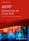 Buchcover Hard facts Datenschutz im Social Web