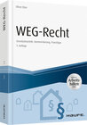 Buchcover WEG-Recht - inkl. Arbeitshilfen online