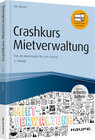 Buchcover Crashkurs Mietverwaltung - inkl. Arbeitshilfen online