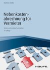 Buchcover Nebenkostenabrechnung für Vermieter