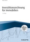 Buchcover Investitionsrechnung für Immobilien - inkl. Arbeitshilfen online