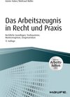 Buchcover Das Arbeitszeugnis in Recht und Praxis - inkl. Arbeitshilfen online