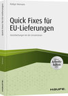 Buchcover Quick fixes für EU-Lieferungen