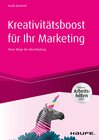 Buchcover Kreativitätsboost für Ihr Marketing inkl. Arbeitshilfen online