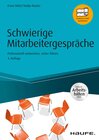 Buchcover Schwierige Mitarbeitergespräche - inkl. Arbeitshilfen online