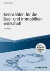 Buchcover Kennzahlen für die Bau- und Immobilienwirtschaft - inkl. Arbeitshilfen online