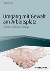 Buchcover Umgang mit Gewalt am Arbeitsplatz