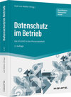 Buchcover Datenschutz im Betrieb - Die DS-GVO in der Personalarbeit
