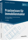 Buchcover Praxiswissen für Immobilienmakler