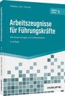 Buchcover Arbeitszeugnisse für Führungskräfte