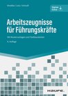 Buchcover Arbeitszeugnisse für Führungskräfte