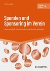 Buchcover Spenden und Sponsoring im Verein