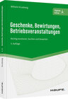 Buchcover Geschenke, Bewirtungen, Betriebsveranstaltungen