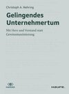 Buchcover Gelingendes Unternehmertum