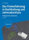 Buchcover Das Firmenfahrzeug in Buchhaltung und Jahresabschluss