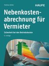 Buchcover Nebenkostenabrechnung für Vermieter