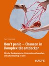 Buchcover Don't panic - Chancen in Komplexität entdecken
