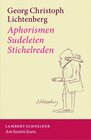 Buchcover Aphorismen – Sudeleien – Stichelreden