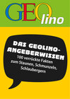 Buchcover GEOlino - Angeberwissen