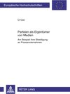 Buchcover Parteien als Eigentümer von Medien
