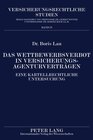 Buchcover Das Wettbewerbsverbot in Versicherungsagenturverträgen