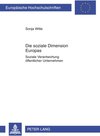 Buchcover Die soziale Dimension Europas
