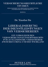 Buchcover Liberalisierung der Dienstleistungen von Versicherern