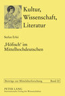 Buchcover ‘Höfisch’ im Mittelhochdeutschen