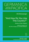 Buchcover «And How Do You Like This Country?»