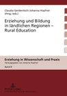 Buchcover Erziehung und Bildung in ländlichen Regionen- Rural Education