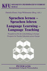 Buchcover Sprachen lernen – Sprachen lehren- Language Learning – Language Teaching