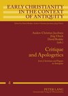 Buchcover Critique and Apologetics