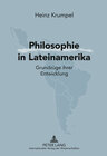 Buchcover Philosophie in Lateinamerika