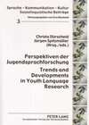 Buchcover Perspektiven der Jugendsprachforschung- Trends and Developments in Youth Language Research