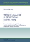 Buchcover Work-Life-Balance in Professional Service Firms