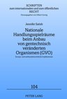 Buchcover Nationale Handlungsspielräume beim Anbau von gentechnisch veränderten Organismen (GVO)