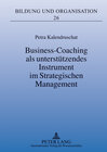 Buchcover Business-Coaching als unterstützendes Instrument im Strategischen Management