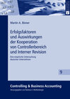 Buchcover Erfolgsfaktoren und Auswirkungen der Kooperation von Controllerbereich und Interner Revision
