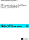 Buchcover Stärkung der Innenentwicklung – BauGB-Novelle 2012/13