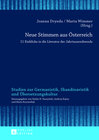 Buchcover Neue Stimmen aus Österreich