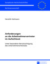 Buchcover Anforderungen an die Arbeitnehmervertreter im Aufsichtsrat