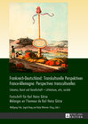 Buchcover Frankreich-Deutschland: Transkulturelle Perspektiven- France-Allemagne: Perspectives transculturelles