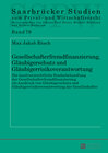 Buchcover Gesellschafterfremdfinanzierung, Gläubigerschutz und Gläubigerrisikoverantwortung