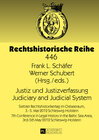 Buchcover Justiz und Justizverfassung- Judiciary and Judicial System