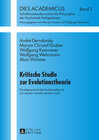 Buchcover Kritische Studie zur Evolutionstheorie