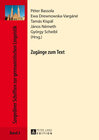 Buchcover Zugänge zum Text