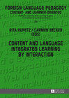 Buchcover Content and Language Integrated Learning by Interaction