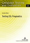 Buchcover Testing ESL Pragmatics