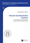 Buchcover Steuern im historischen Kontext