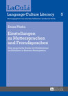 Buchcover Einstellungen zu Muttersprachen und Fremdsprachen